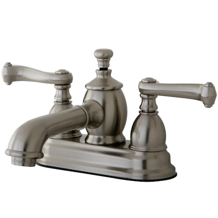 Kingston Brass KS7008FL 4" Centerset Bathroom Faucet, Brushed Nickel KS7008FL